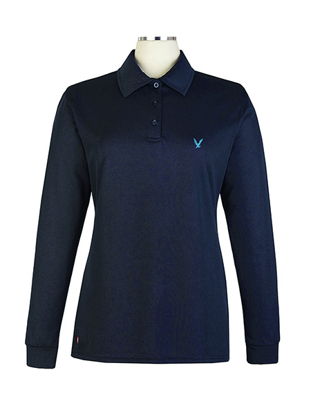 Long Sleeve Performance Printed Golf Shirt - Female