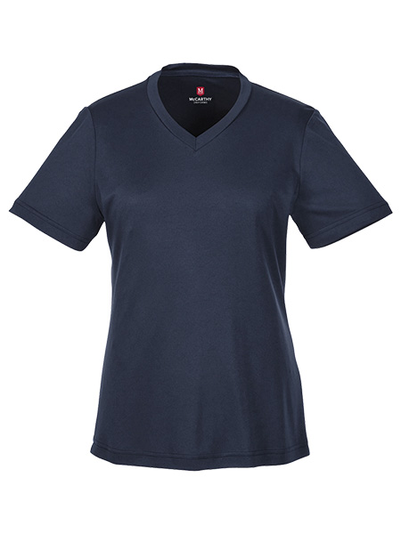 Athletic Short Sleeve Printed V-Neck T-Shirt - Female