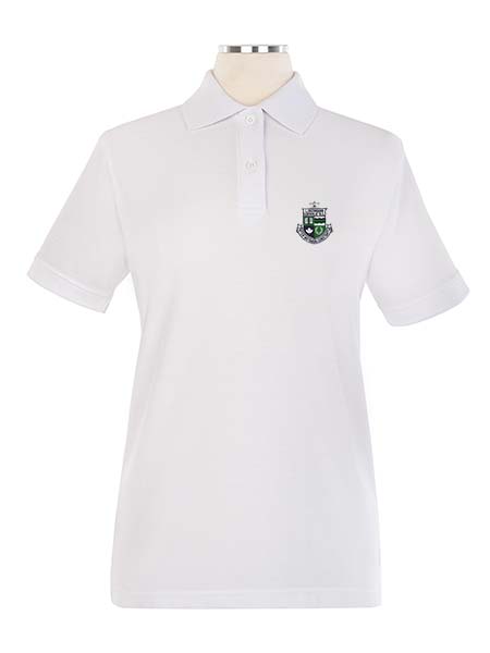 Short Sleeve Pique Embroidered Golf Shirt - Female