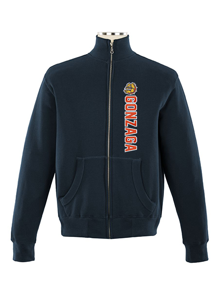 Full Zip Embroidered Sweat Top - Male