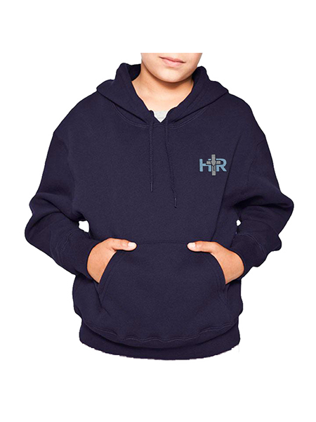 Kids Kangaroo Hoodie Embroidered - Unisex
