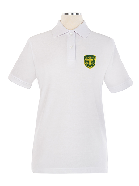 Short Sleeve Pique Embroidered Golf Shirt - Female