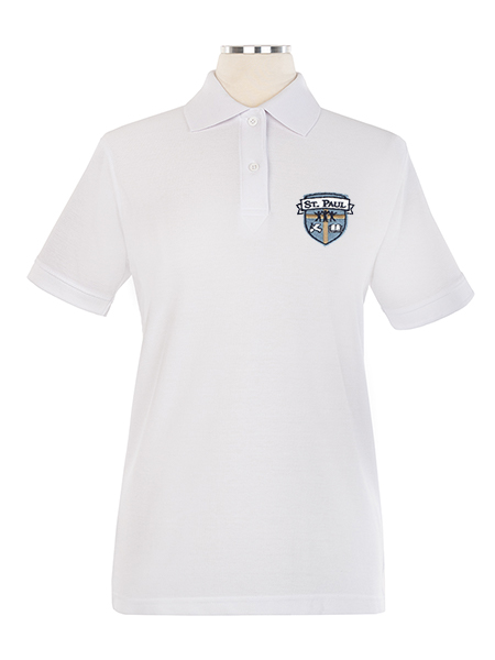 Short Sleeve Pique Embroidered Golf Shirt - Female