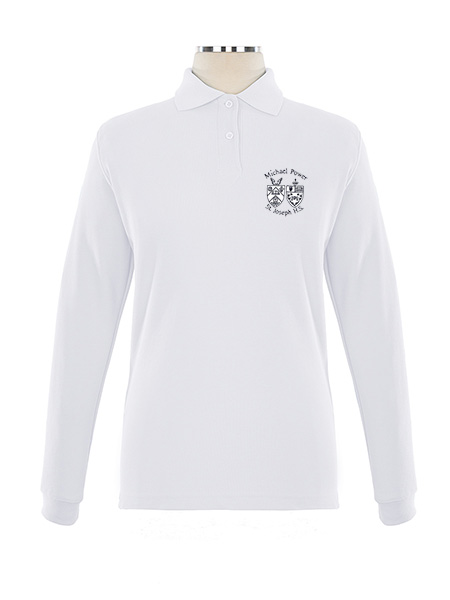 Long Sleeve Pique Embroidered Golf Shirt - Female