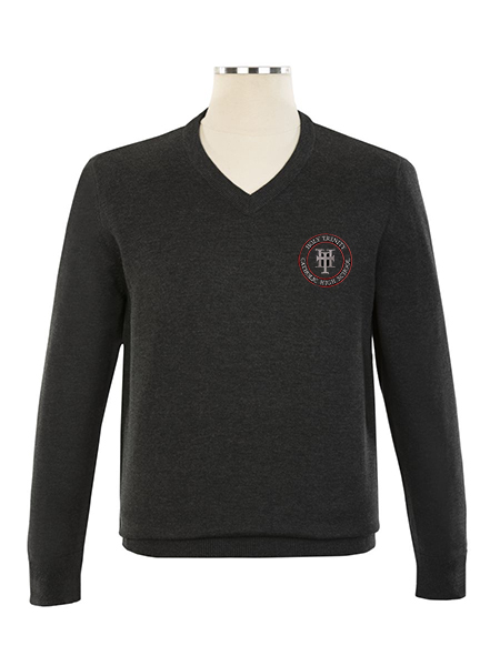 V-Neck Embroidered Pullover - Unisex