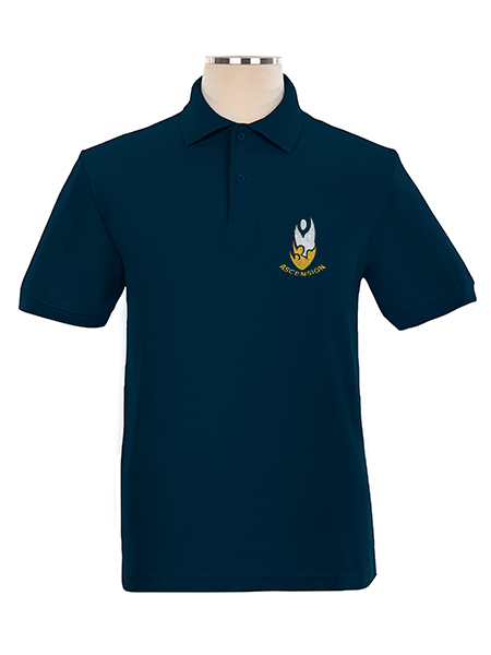 Short Sleeve Pique Embroidered Golf Shirt - Unisex