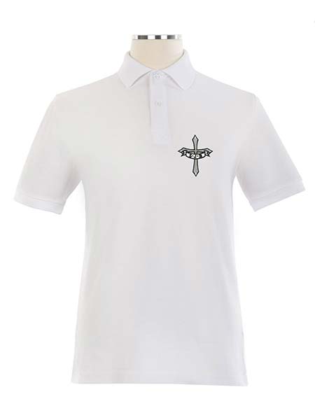 Pique Knit Golf shirt, embroidered