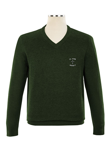 V-Neck Embroidered Pullover - Unisex
