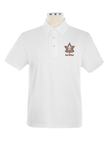 Short Sleeve Performance Printed Golf Shirt - Male
