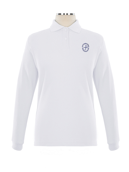 Long Sleeve Pique Embroidered Golf Shirt - Female