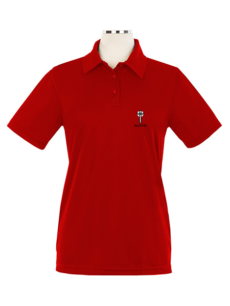Short Sleeve Performance Printed Golf Shirt - Female