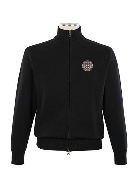 Ful Zip Embroidered Cardigan - Unisex