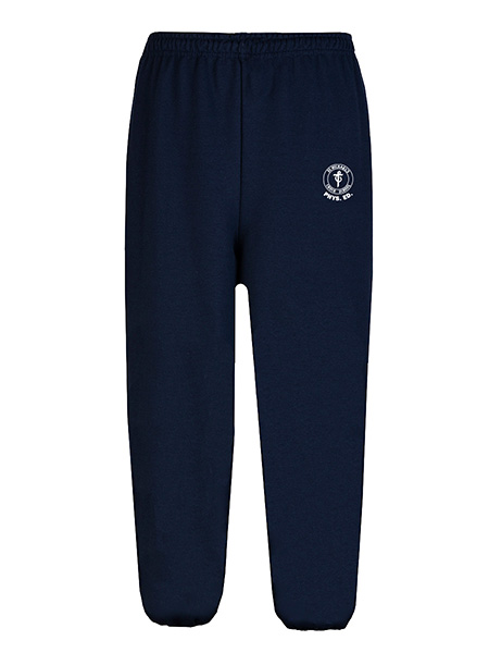 Printed Elastic Cuffed Sweat Pant - Unisex