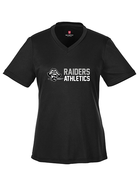 Athletic Short Sleeve Printed V-Neck T-Shirt - Female