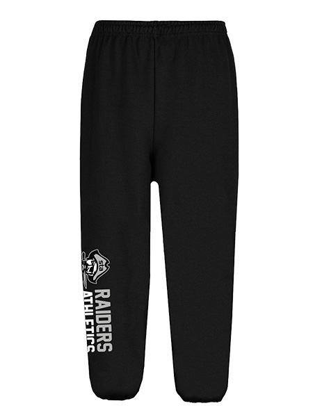 Printed Elastic Cuffed Sweat Pant - Unisex