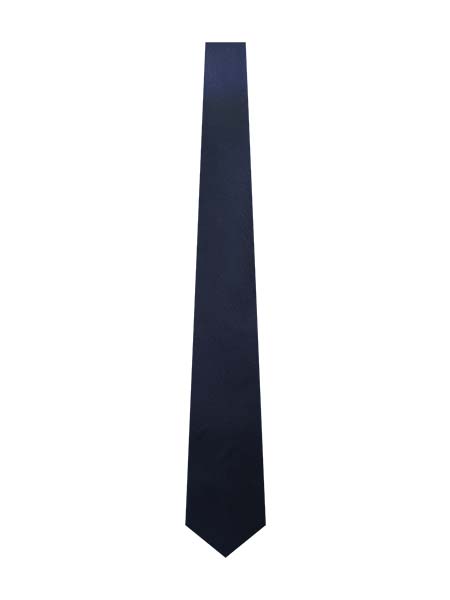 Solid Navy Repp Tie