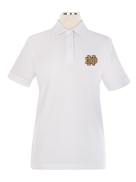 Short Sleeve Pique Embroidered Golf Shirt - Female