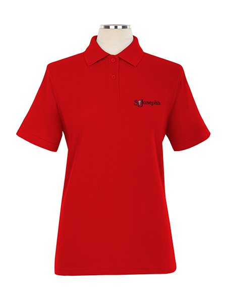 Short Sleeve Pique Embroidered Golf Shirt - Female