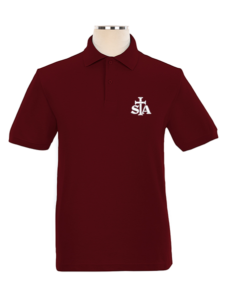 Short Sleeve Pique Embroidered Golf Shirt - Unisex