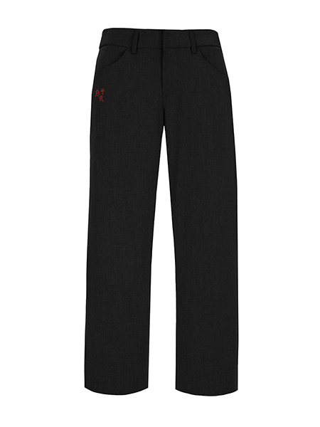 Flat Front Embroidered Dress Pant - Female