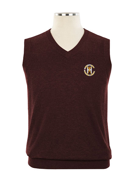 V-Neck Embroidered Vest - Unisex