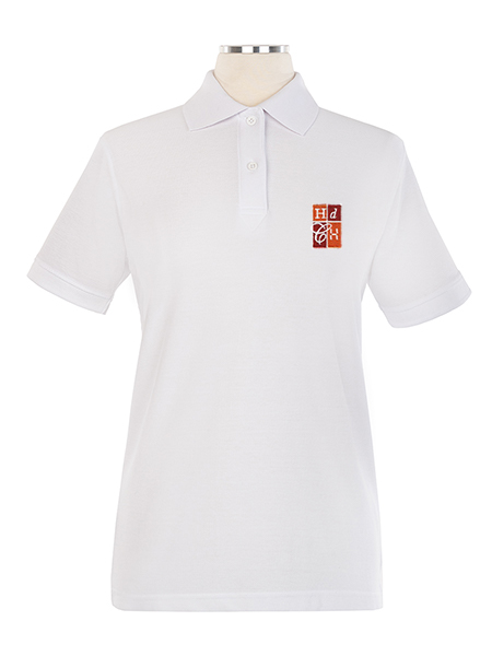 Short Sleeve Pique Embroidered Golf Shirt - Female