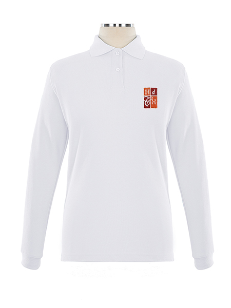 Long Sleeve Pique Embroidered Golf Shirt - Female