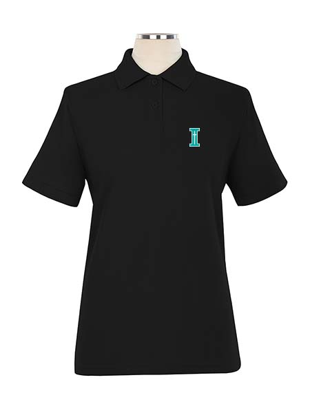 Short Sleeve Pique Embroidered Golf Shirt - Female