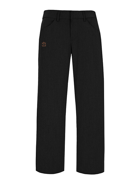 Flat Front Embroidered Dress Pant - Female