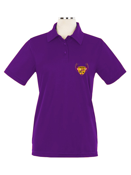 Short Sleeve Performance Printed Golf Shirt - Female
