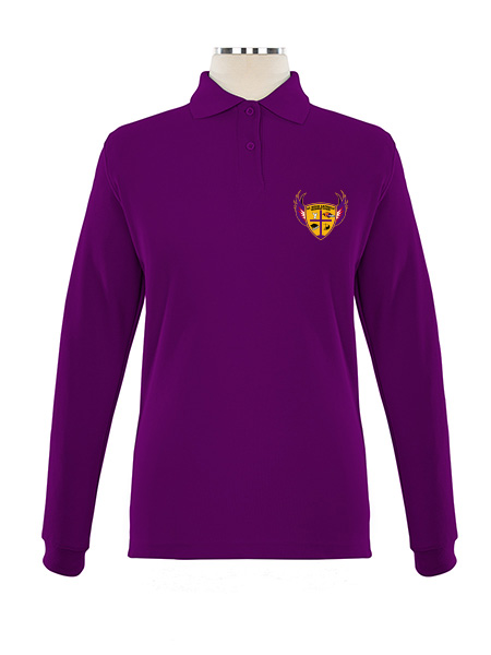 Long Sleeve Performance Printed Golf Shirt - Female