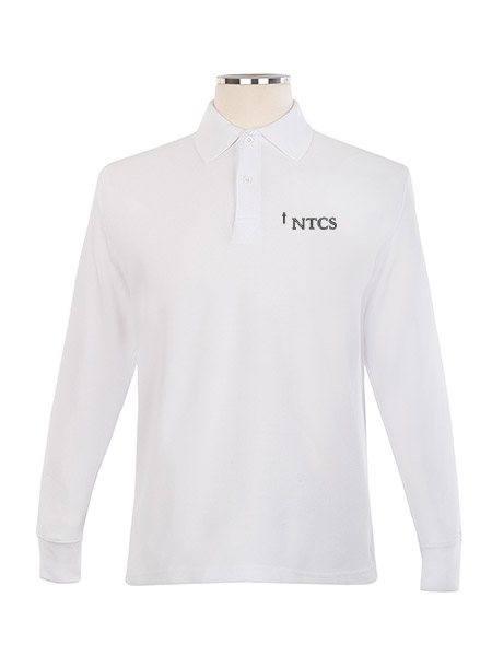 Long Sleeve Pique Embroidered Golf Shirt - Unisex