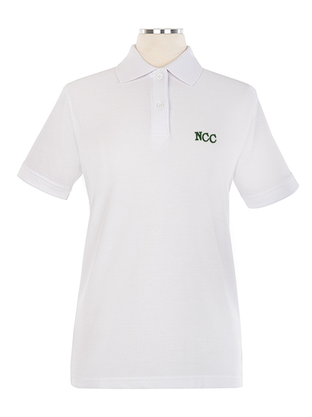 Short Sleeve Pique Embroidered Golf Shirt - Female