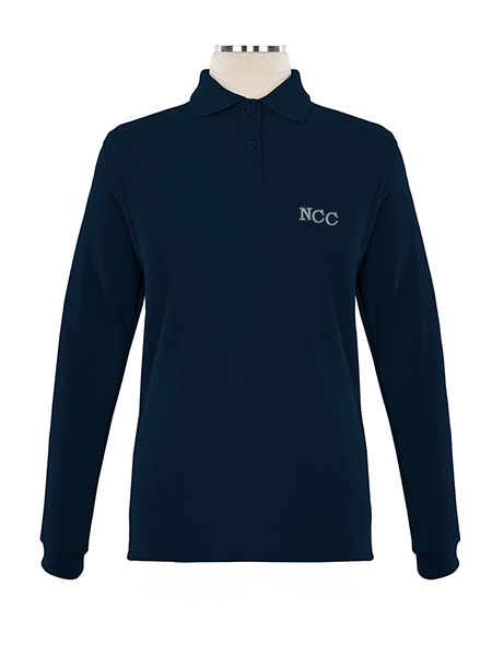 Long Sleeve Pique Embroidered Golf Shirt - Female