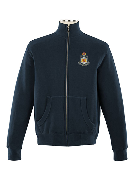 Full Zip Embroidered Sweat Top - Unisex, Youth