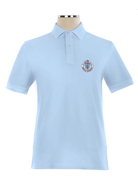 Interlock short sleeve golf shirt, embroidered