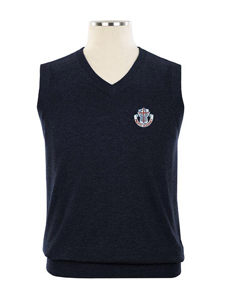 V-Neck Embroidered Vest
