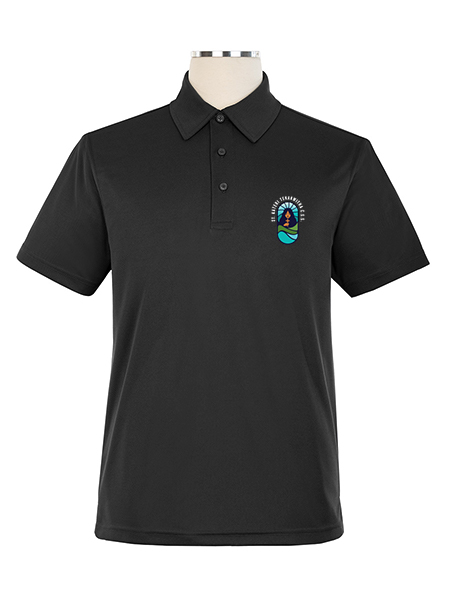 Short Sleeve Performance Printed Golf Shirt - Male