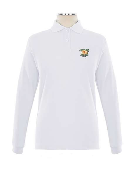 Long Sleeve Pique Embroidered Golf Shirt - Female