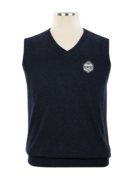 V-Neck Embroidered Vest - Unisex