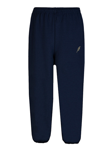 Embroidered Elastic Cuffed Sweat Pant - Unisex