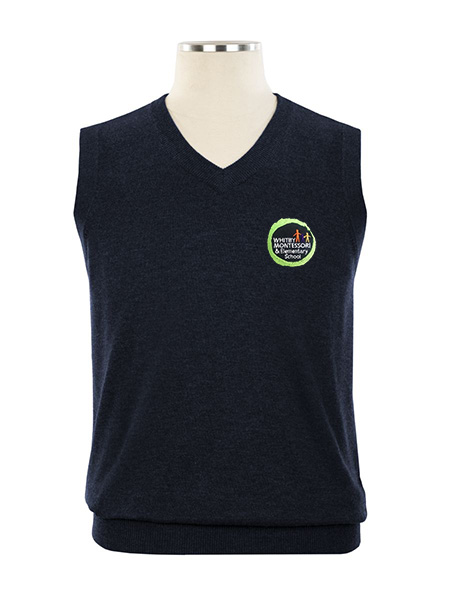 V-Neck Embroidered Vest - Unisex