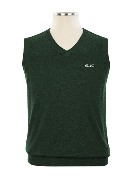 V-Neck Embroidered Vest - Unisex