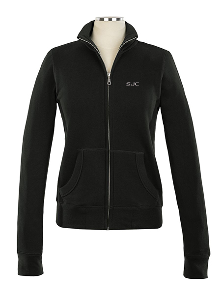Full Zip Embroidered Sweat Top - Female