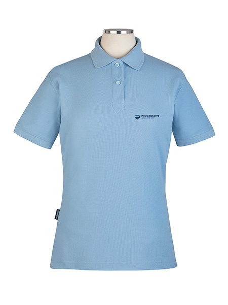 Short Sleeve Pique Embroidered Golf Shirt - Female