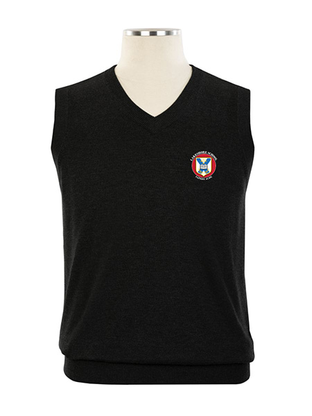 V-Neck Embroidered Vest - Unisex