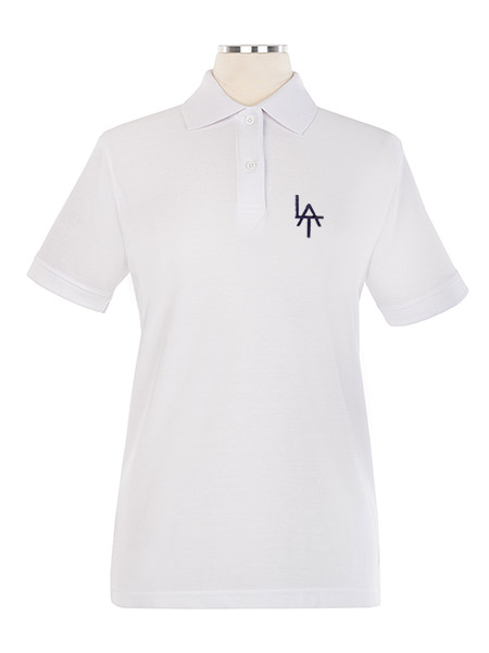 Short Sleeve Pique Embroidered Golf Shirt - Female