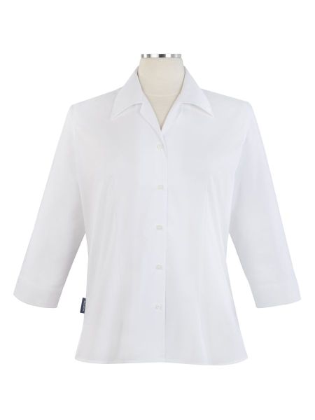 3/4 Sleeve French Cut Blouse -Female