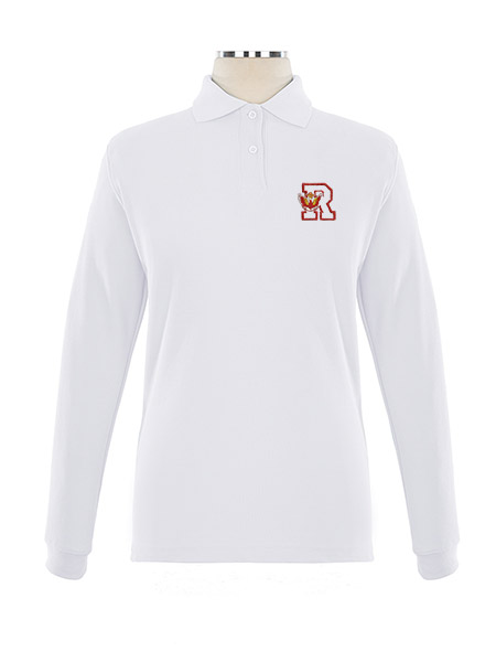 Long Sleeve Pique Embroidered Golf Shirt - Female