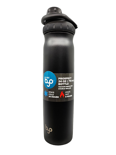 Built BYO Prospect 20oz Vacuum Insulated Water Bottle in Black
